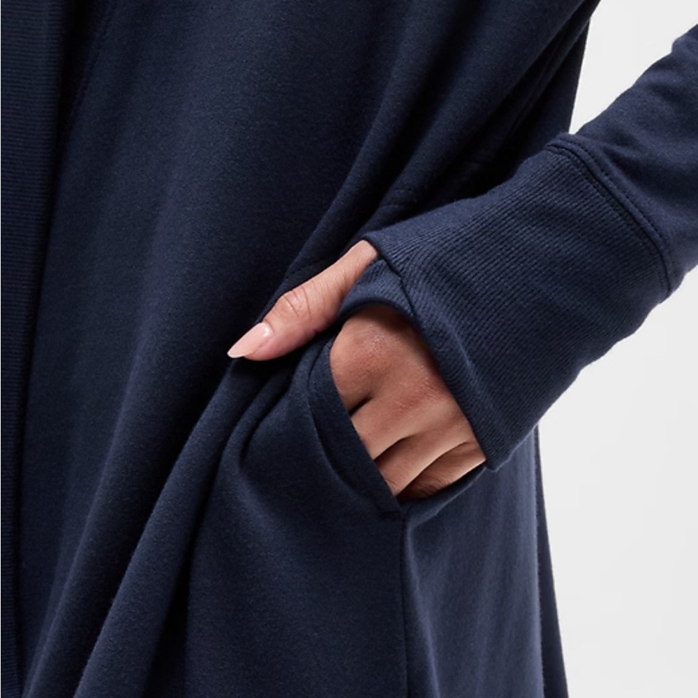 Athleta Pranayama Restore Wrap cardigan navy blue 2X - Picture 3 of 11